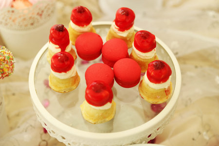 Wedding candy barの写真素材