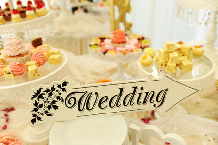 Wedding candy barの写真素材