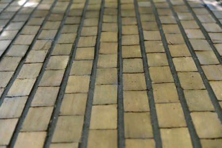 Building wall made of bricksの写真素材