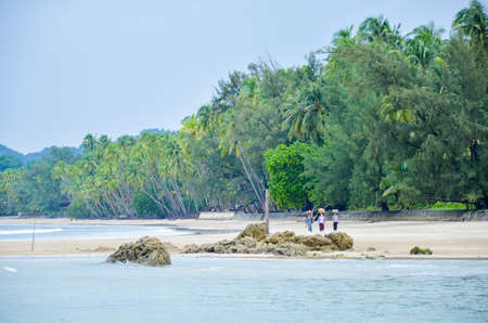 Ngapali beach in Myanmarのeditorial素材