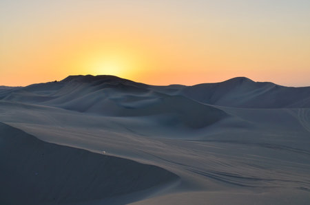 Sunset in Peruの写真素材