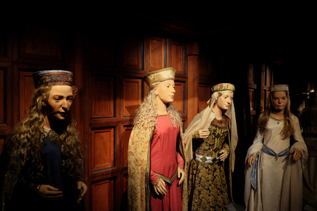 Prague, Czech Republic - January 31: Visit to the wax museum on January 31, 2016 in Prague, Czech Republic.のeditorial素材