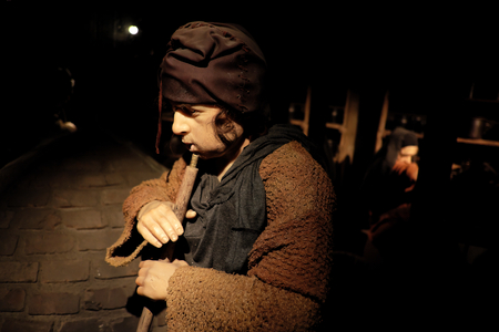 Prague, Czech Republic - January 31: Visit to the wax museum on January 31, 2016 in Prague, Czech Republic.のeditorial素材