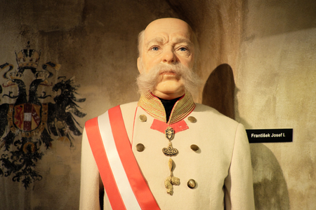 Prague, Czech Republic - January 31: Visit to the wax museum on January 31, 2016 in Prague, Czech Republic.のeditorial素材