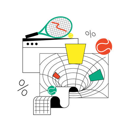 Business people team. vector illustration banner. planning project marketing strategy concept. sharing ideas, preparing presentations, coaching women and men. flat cartoon designのイラスト素材