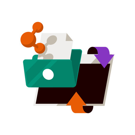 document data protection cyber security vector illustration eps 10のイラスト素材