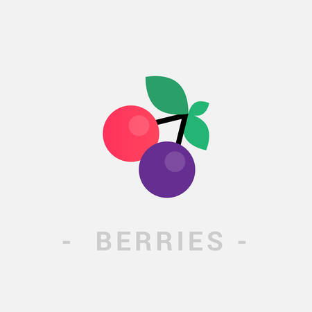 Unusual vector logo in a modern style.のイラスト素材