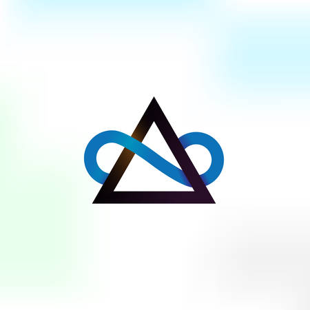 Simple vector logo in a modern style.のイラスト素材