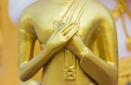 Peace of mind, the Buddha says の写真素材