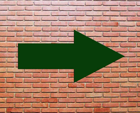 Arrow indicating the directionの写真素材