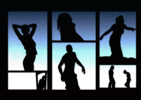 Silouhetteの写真素材