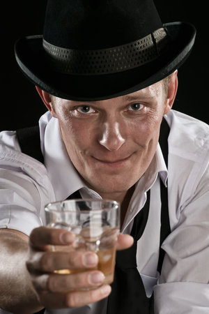 smiling gangster.send-off the the prohibition