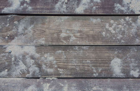 Boards background covered with beach sand.の写真素材