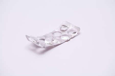 Empty packet of pills.の写真素材