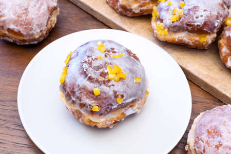 Fat Thursday - several donuts.の写真素材