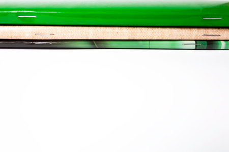Colorful school education notebooks stacked isolated white background.