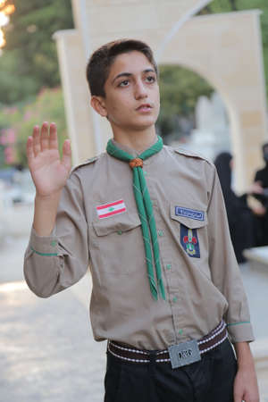 tyre city,lebanon,22-9-2019:Hezbollah Organize Ceremonial ceremony In memory of Ashuraのeditorial素材