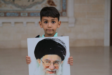tyre city, lebanon,22-9-2019:Hezbollah Organize Ceremonial ceremony In memory of Ashura - islamic...