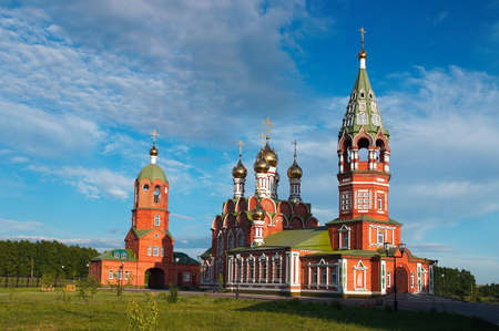 Christianity temple from Syberiaの写真素材