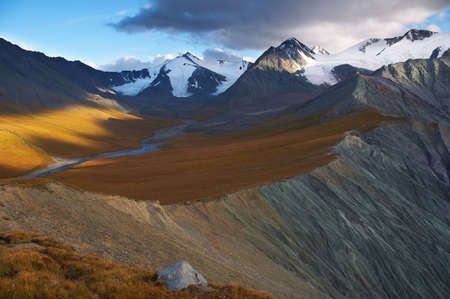 Birth of the river, Altayの写真素材