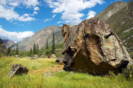 huge stoneの写真素材