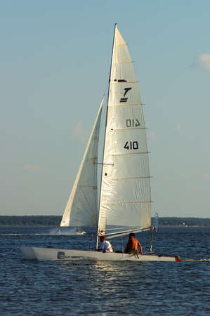 sails and seaの写真素材