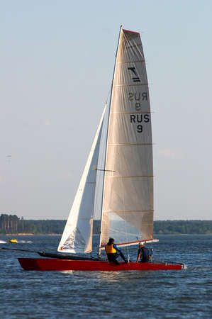 sails and seaの写真素材