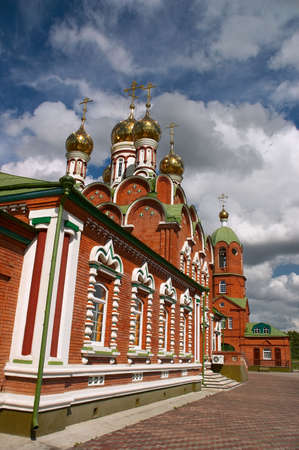 Church Domes from Syberiaの写真素材