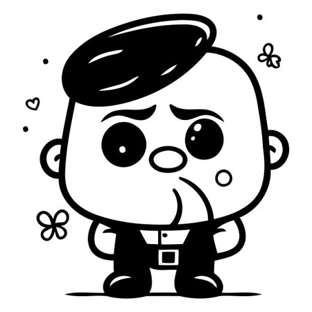 Cute Green Soldier Cartoon Mascot Character Vector Illustration.のイラスト素材