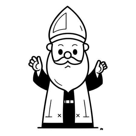 Cute Cartoon Leprechaun Mascot Character Vector Illustrationのイラスト素材