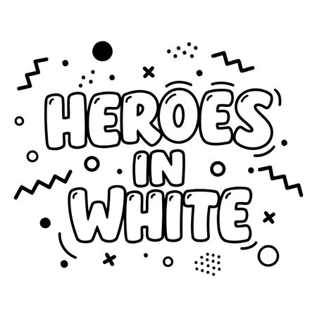 Bold, stylized text graphic with playful, modern design.  Ideal for t-shirts, posters, or social media.のイラスト素材