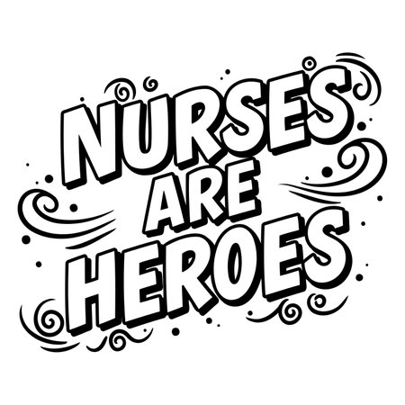 Bold, stylized graphic design perfect for healthcare-related marketing campaigns, social media posts, or motivational prints.  Use in ads, posters, or editorial pieces.のイラスト素材