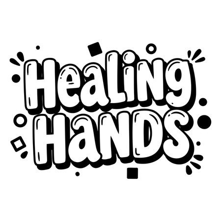 Stylish, bold lettering graphic. Ideal for posters, social media, or inspirational products.  Use in health-related campaigns or uplifting marketing materials.のイラスト素材