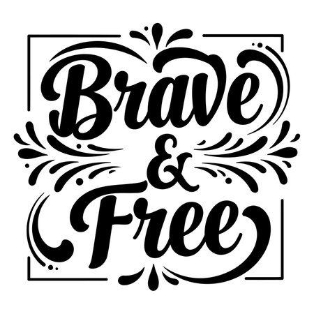 Black and white, bold, decorative quote graphic suitable for motivational posters, apparel, or social media marketing.  Ideal for inspirational education or self-help themes.のイラスト素材