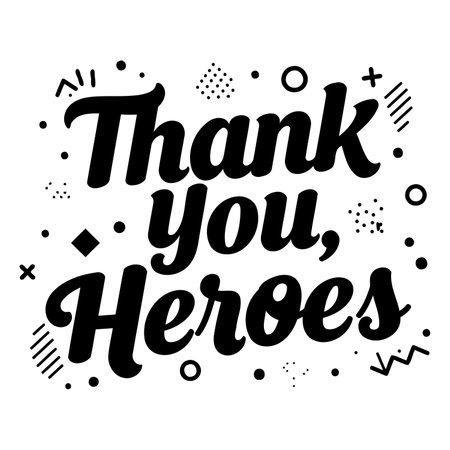 Modern, stylized typography graphic. Perfect for thank you messages, social media posts, or marketing campaigns.  Suitable for editorial use.のイラスト素材