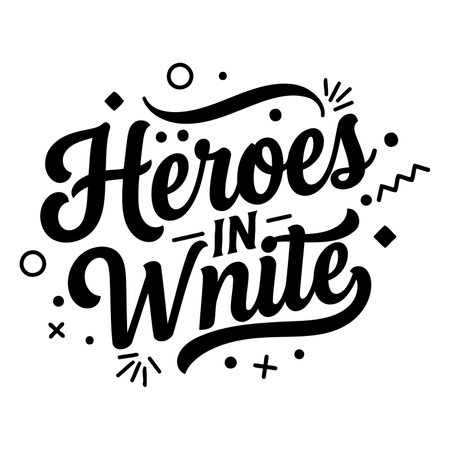 Bold, modern typography design.  Suitable for advertising, apparel, or branding.  Uses a vintage-inspired style.のイラスト素材