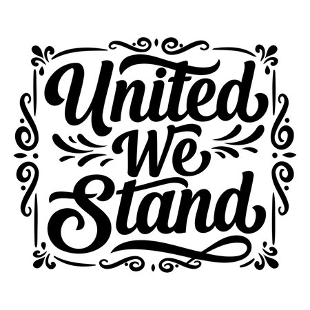 Motivational, inspirational typography design with ornate decorative elements; ideal for posters, t-shirts, or social media graphics; suitable for marketing or educational use.のイラスト素材