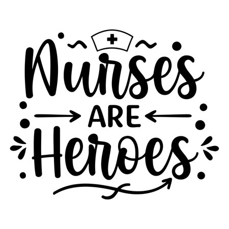 Motivational quote graphic design, ideal for healthcare-related marketing materials or social media posts.  Stylish, bold lettering style.のイラスト素材