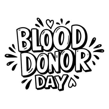 Blood Donor Day Graphicのイラスト素材