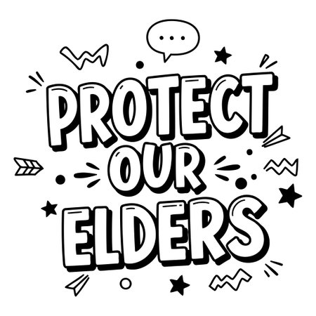 Protect Our Elders Graphicのイラスト素材