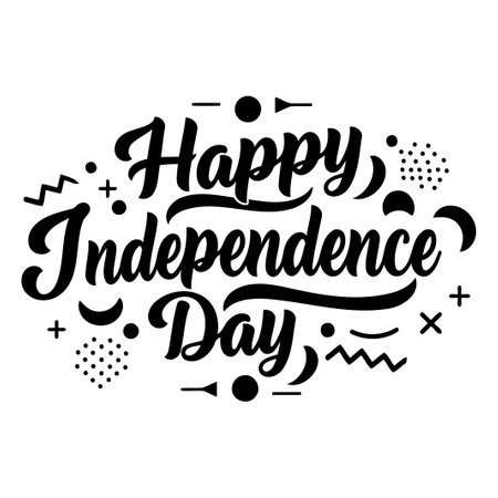 Happy Independence Day Graphicのイラスト素材