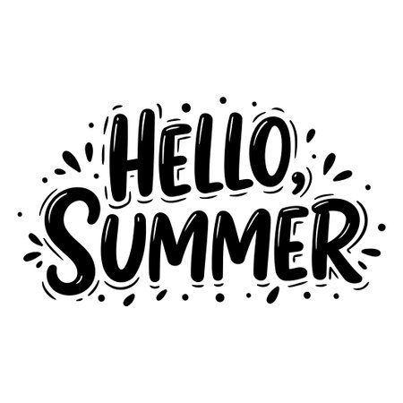 Hello Summer Graphic Design