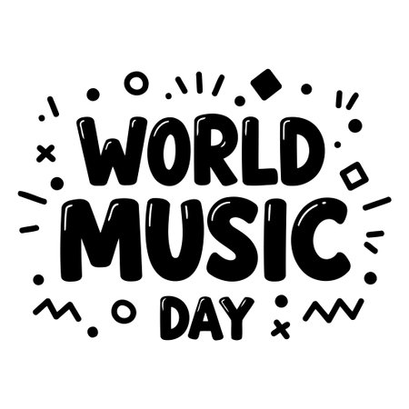 World Music Day Graphicのイラスト素材