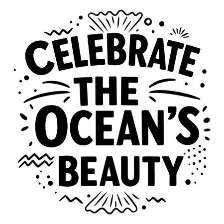 Ocean Appreciation Graphicのイラスト素材