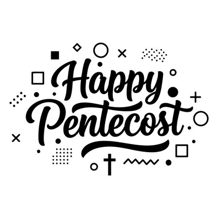 Happy Pentecost Graphic Designのイラスト素材