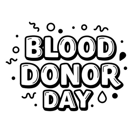 Blood Donor Day Graphicのイラスト素材