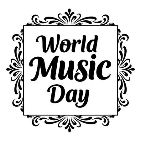 World Music Day Graphicのイラスト素材