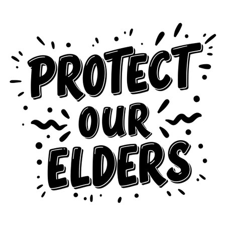 Protect Our Elders Graphic Designのイラスト素材