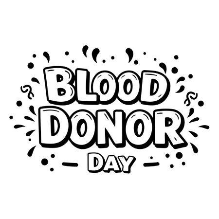 Blood Donor Day Graphic for Marketingのイラスト素材