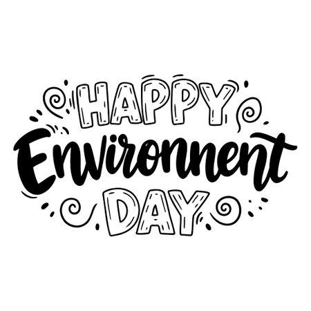 Happy Environment Day Graphicのイラスト素材